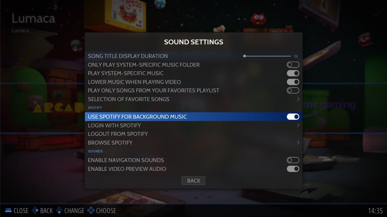 Integrazione con Spotify